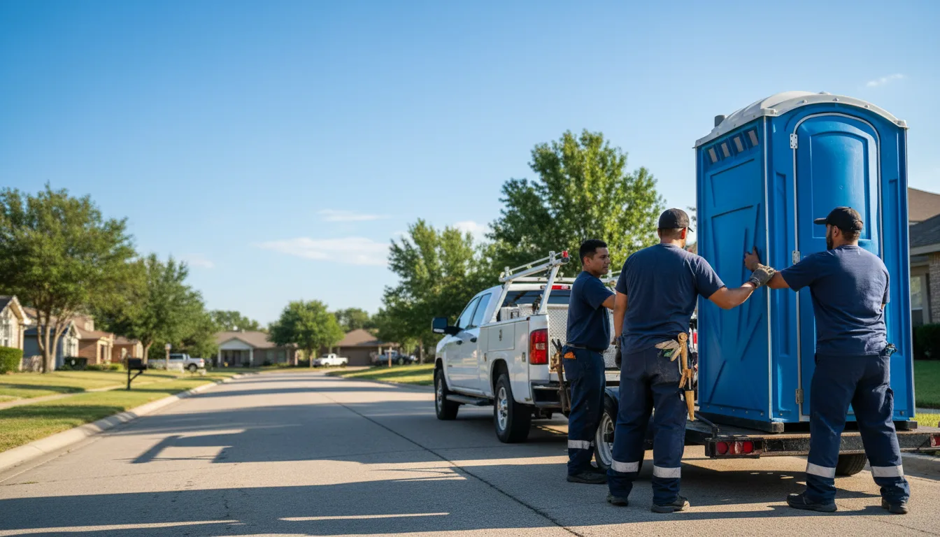 Portable Toilet Rental in Fred, TX near me